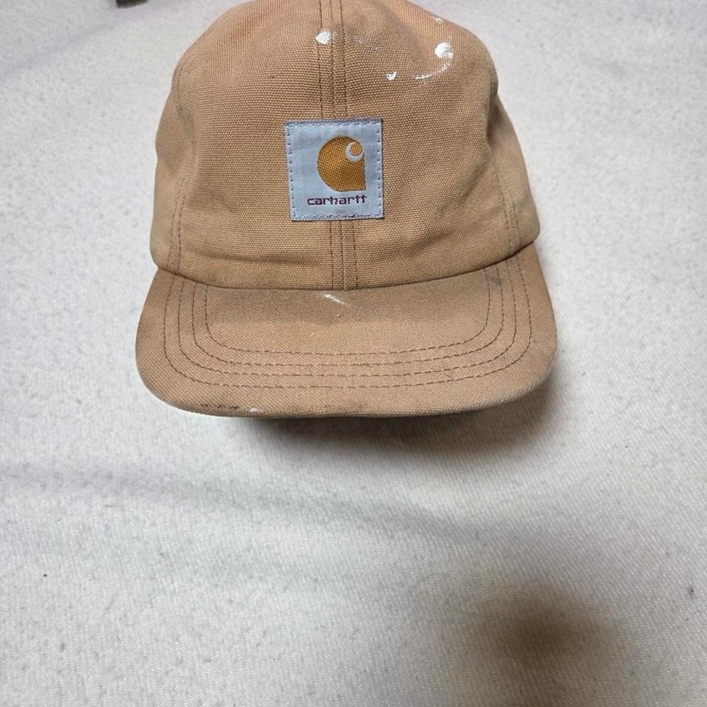 Vintage Carhartt Fitted‎ Lined Insulated Hat 15Brn Ear Flaps Hunting Cap Size L